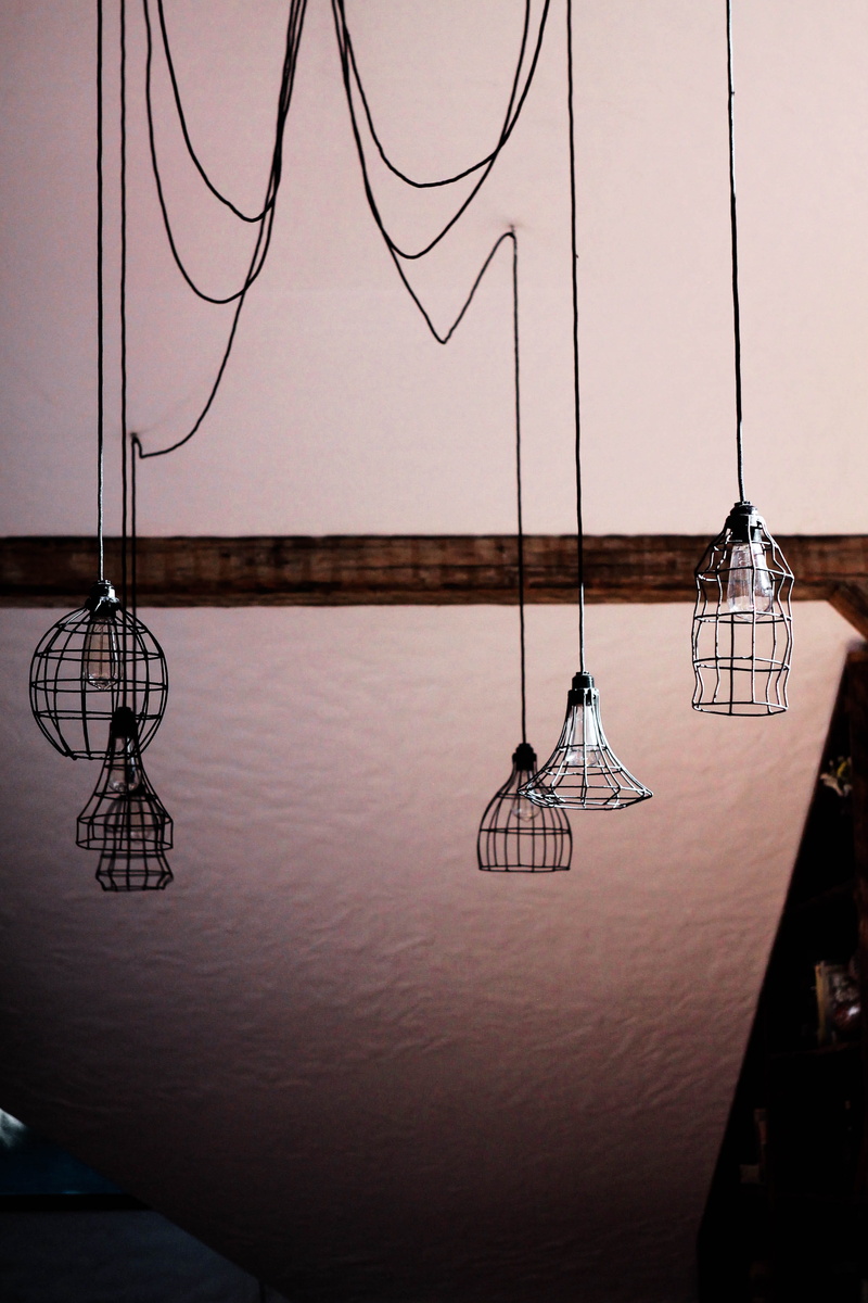 close-up, wood, electric lamp, valea putnei, table, bio valeputna, nature, photo shoot, interior, bulbs, wall - building feature, edison, electricity, interior design