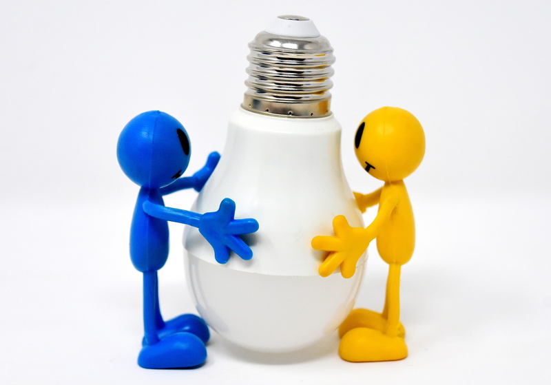 lighting, yellow, food, studio shot, cut out, figures, led, representation, no people, human representation, indoors, plastic, container, white, lighting medium