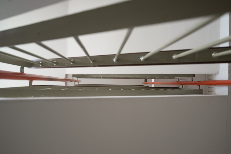 white, climb, close-up, industry, built structure, architecture, stairs, connection, bridge, nature, low angle view, no people, indoors, copy space, down