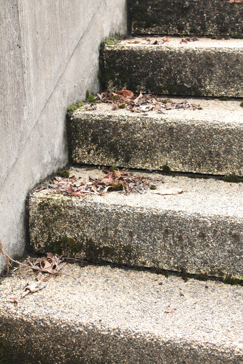 sunlight, solid, stone wall, 4K, grey, close-up, wall - building feature, staircase, stairs, no people, dull, stone - object, direction, day, footpath