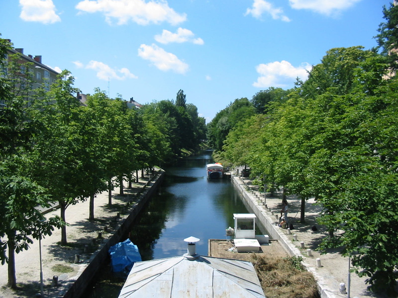 trees, 720P, nature, outdoors, lend canal, plant, water, Austria, centre, connection, beauty in nature, river, tranquil scene, Lend, Klagenfurt, day, green color