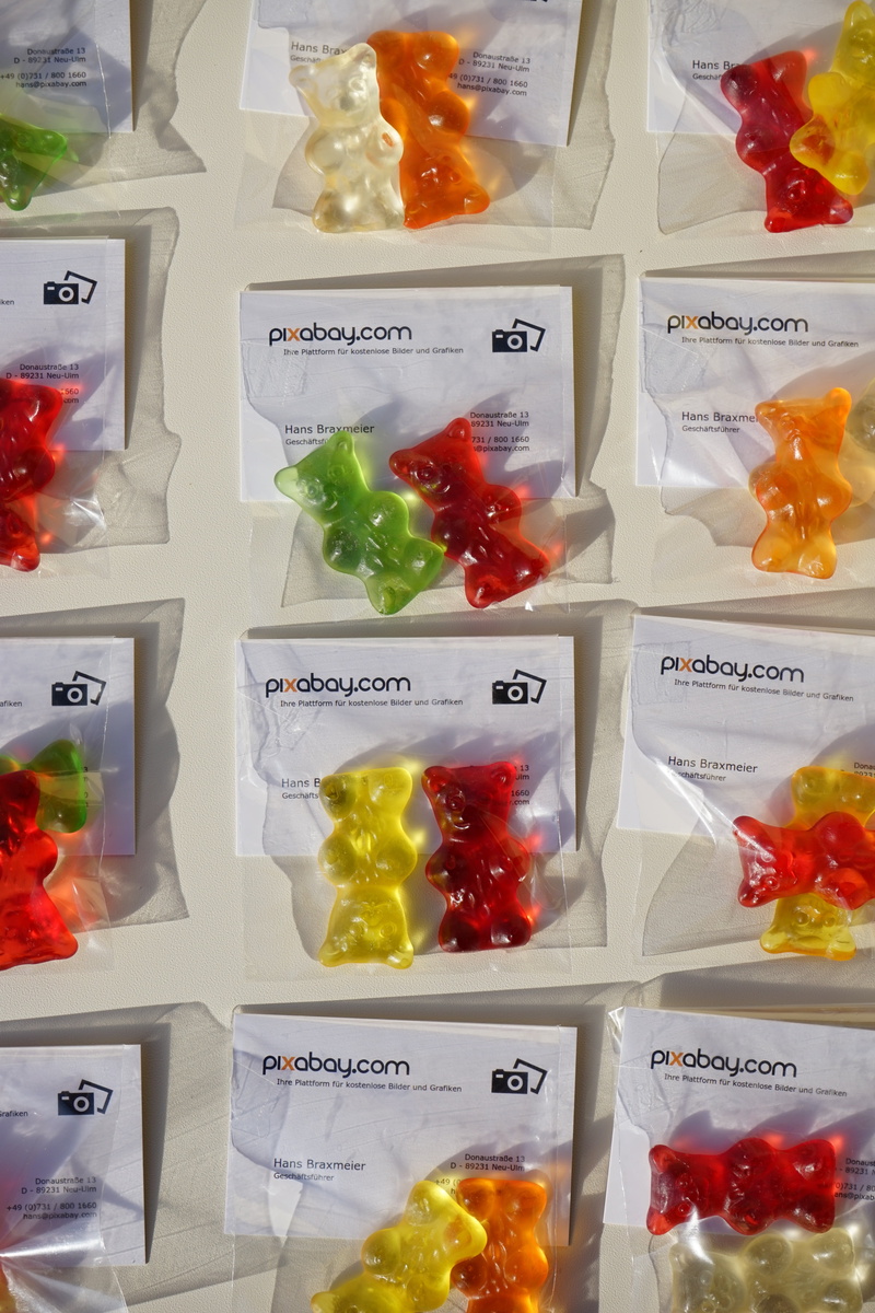 sweet, bears, sweetness, company, fruit gums, freshness, gold bears, sachets, strawberry, still life, colorful, retail, variation, gummi bears, packet