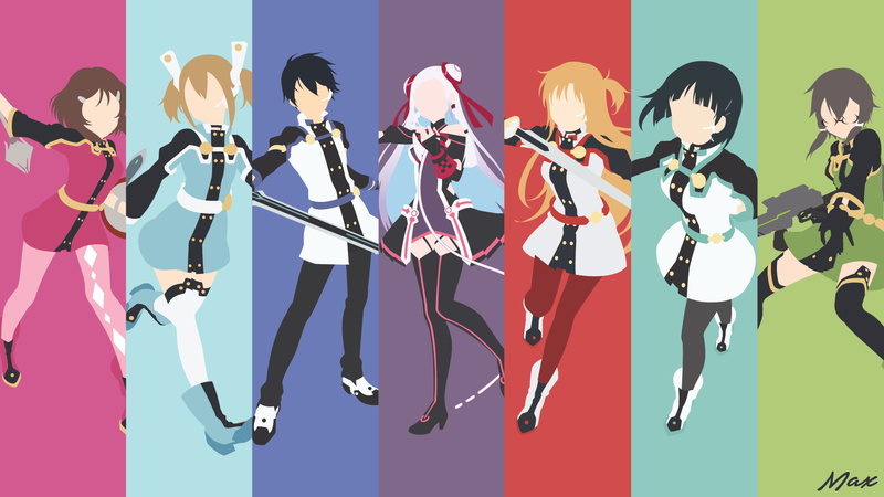 Sword Art Online, Silica (Sword Art Online), Suguha Kirigaya, Rika Shinozaki, Asuna Yuuki, 1080P, Sword Art Online Movie: Ordinal Scale, Kazuto Kirigaya