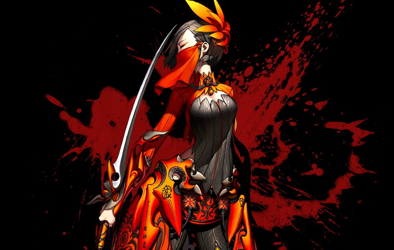 fantasy, blade andamp; soul, unrecognizable person, anime, black, halloween, flower, spooky, black Color, holding, blots, arts culture and entertainment