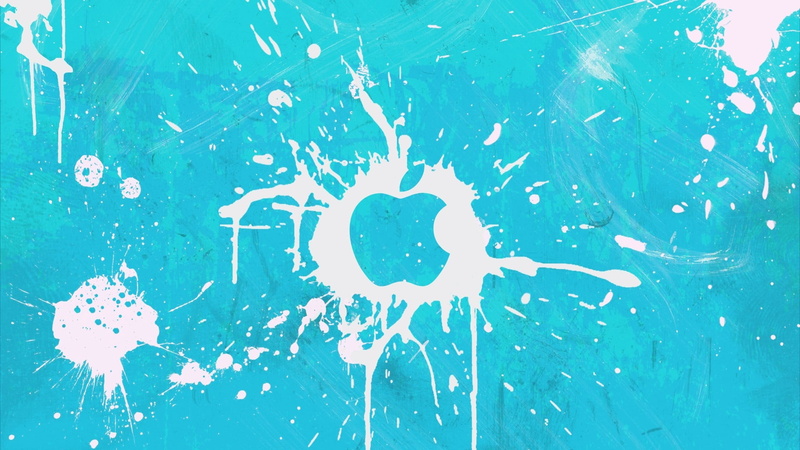 close-up, arts culture and entertainment, Paint, Apple, turquoise colored, nature, splattered, creativity, Mac, 1080P, backgrounds, no people, Blots, abstract