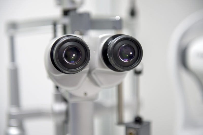 front view, industry, lens, photography themes, indoors, technology, lens - eye, healthcare and medicine, eye, focus on foreground, equipment, research