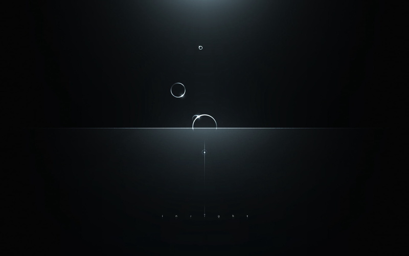 minimalism, light, intuition, dark, 1080P, reflections, circles