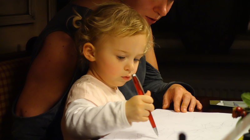 drawing - activity, headshot, writing, child, two people, drawing, Signs, education, studying, toddler, school supplies, homework, holding, learning, women
