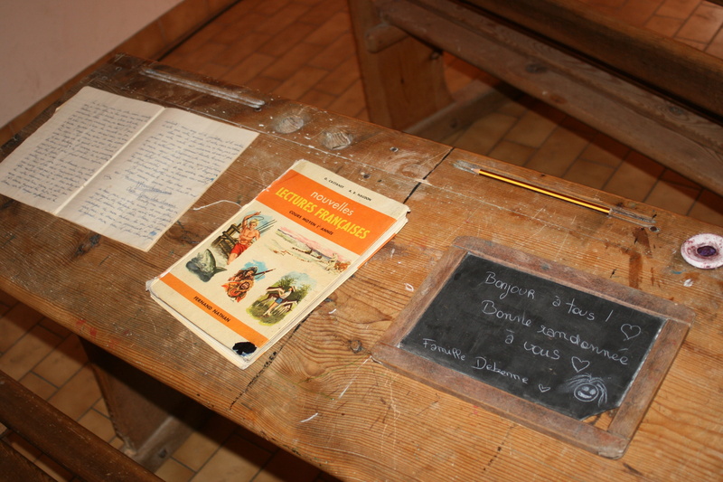 school desk, indoors, non-western script, variation, food, container, no people, education, script, high angle view, old school, menu, back to school, notebook