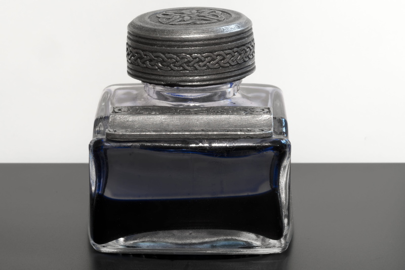 salt - seasoning, still life, cut out, indoors, close-up, ink glass, food, seasoning, ink, blue, container, science, food and drink, white background, single object