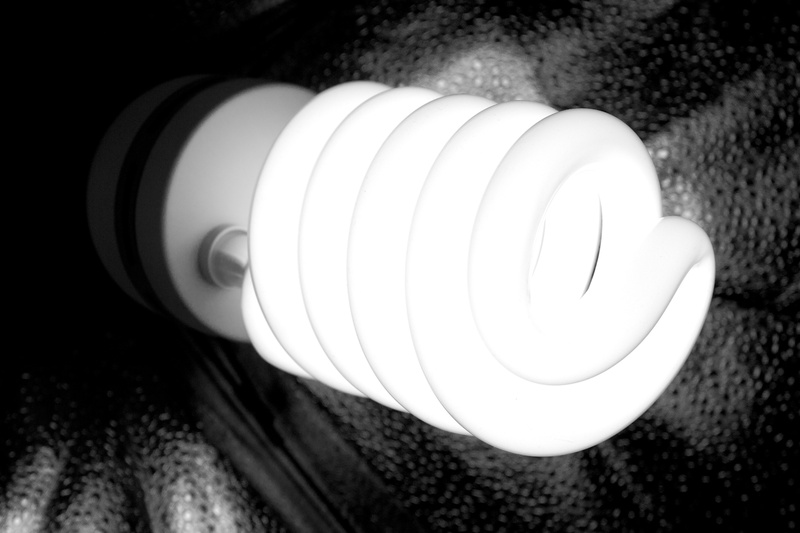 bright, indoors, spiral, no people, white color, fuel and power generation, light bulb, idea, electric, light, electrical equipment, lighting equipment