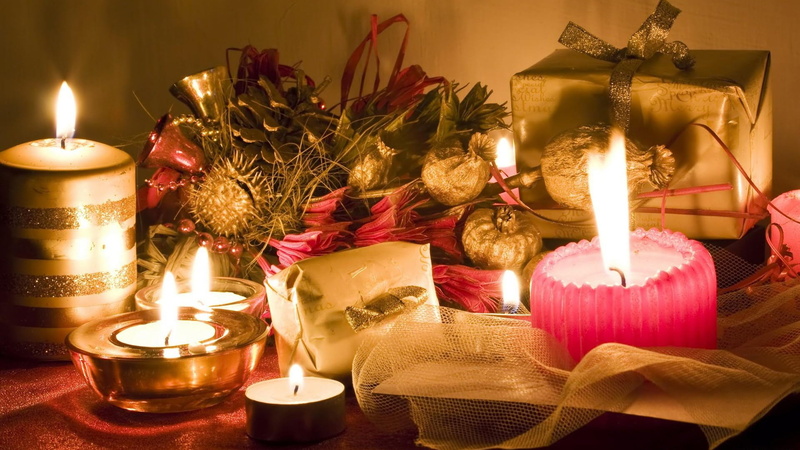 celebration, close-up, no people, holiday, flower, 1080P, banquet, christmas, vase, fire, spa, arrangement, glowing, tea light, flame, jar, christmas ornament