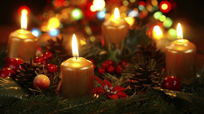event, candles, 1080P, indoors, candle, flame, fire, christmas tree, advent, illuminated, holiday - event, source of illumination, no people, christmas ornament