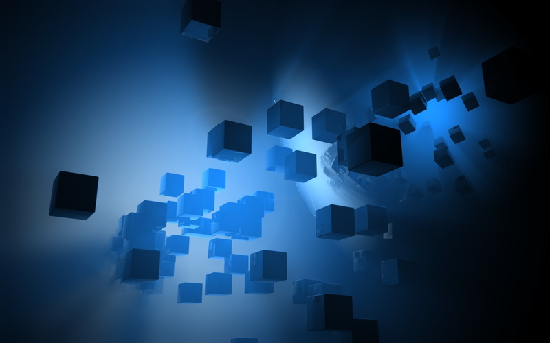 abstract, cubes, 720P, hd, 3d