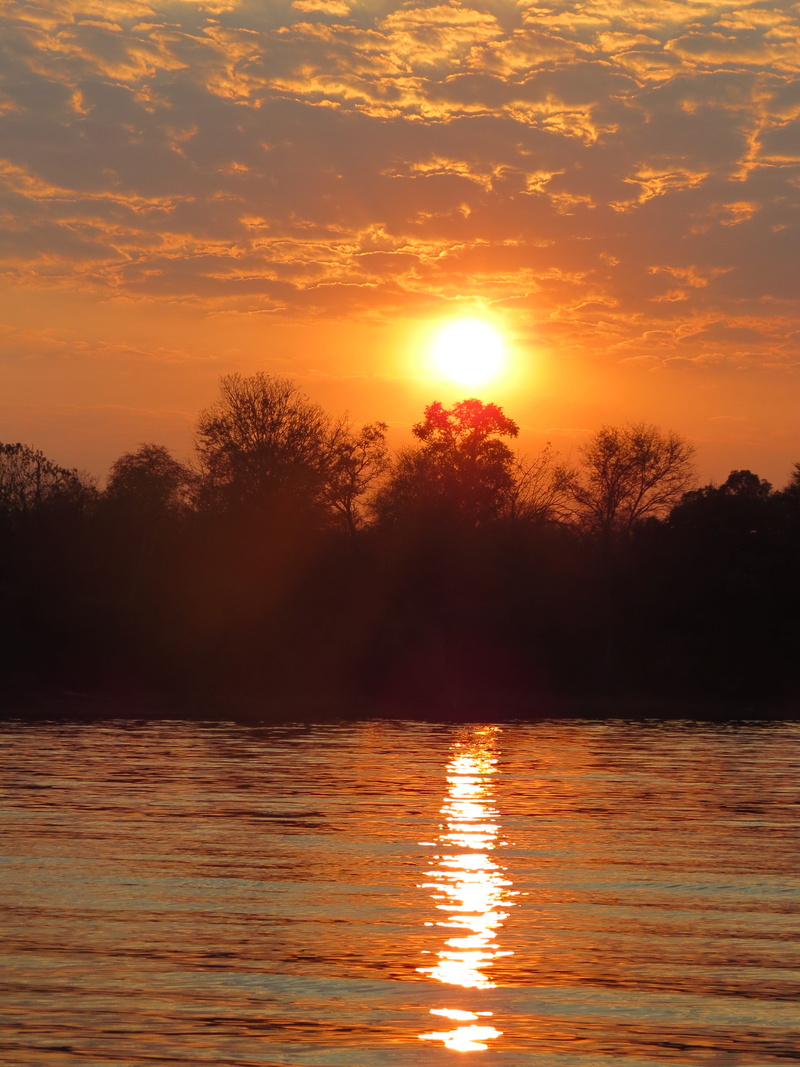 reflection, beauty in nature, sunset, cloud - sky, nature, 4K, water, lake kariba, no people, zimbabwe, kariba, sun, idyllic, lake, sky, tranquility, tree