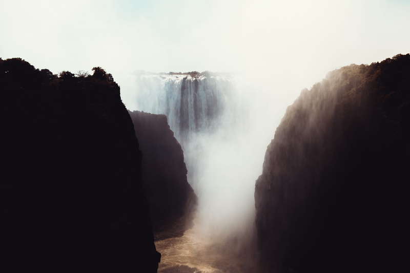 africa, tourism, beauty in nature, zimbabwe, blurred motion, travel destinations, no people, flowing water, water, seven world wanders, waterfall, power in nature