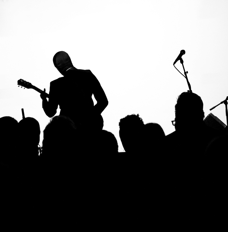 outdoors, performance, real people, leisure activities, musician, music, lighting equipment, audience, rock concert, debate, guitarist, stencil, nature