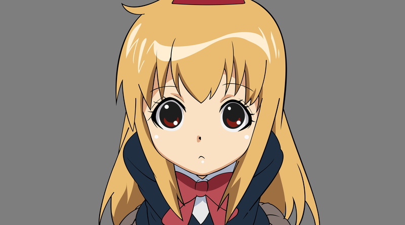 eyes, vector, iroe, blonde, red, hair, close, 2K, genma, bow, nee san, tic, seifuku, transparent