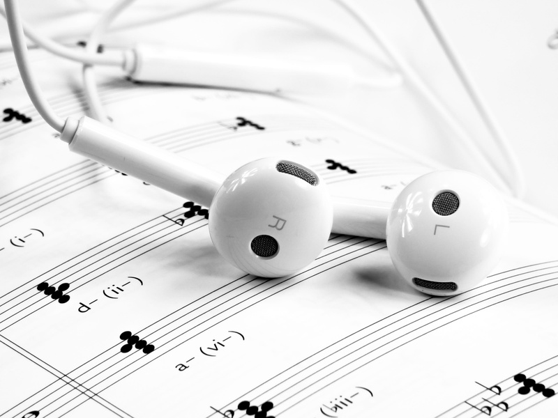 single object, plan, music, people, electric, complexity, earphones, sheet music, backgrounds, equipment, electrical component, musical note, paper, indoors