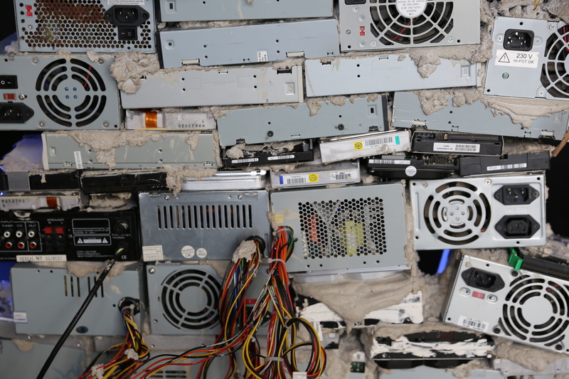 equipment, computer, electrical equipment, art, computer equipment, metal, installation, circuit board, apo33, Wall, electricity, exhibition, communication