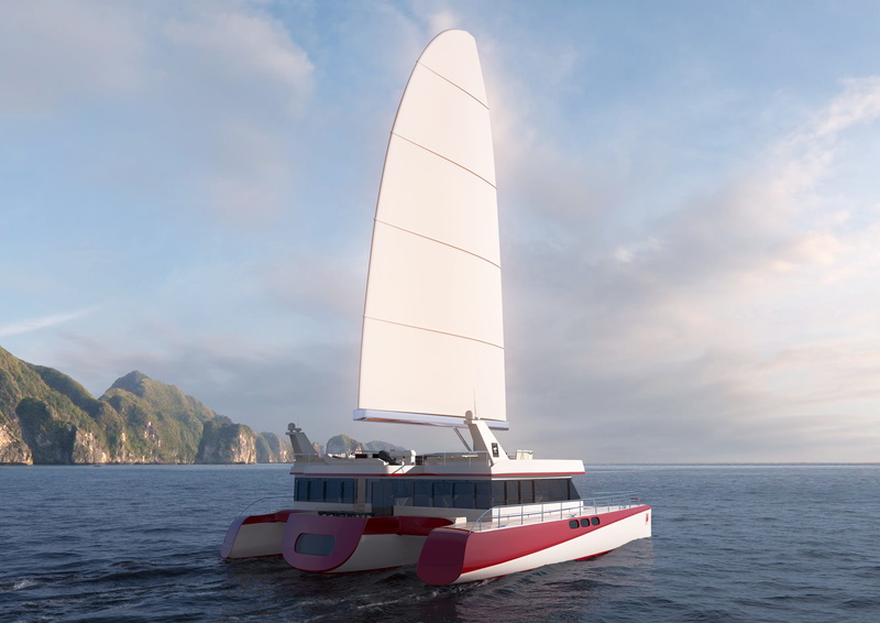 super trimaran, outdoors, beauty in nature, ferry, cruise ship, transportation, mode of transportation, sky, nautical vessel, sailing, lifestyles separated by comma
