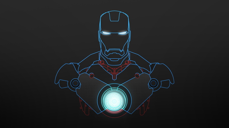 1080P, blueprints, Marvel Comics, Iron Man, abstract