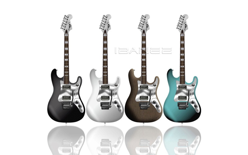 Guitar, 1080P, Music, ibanez, electric, assorted, color, guitars, four