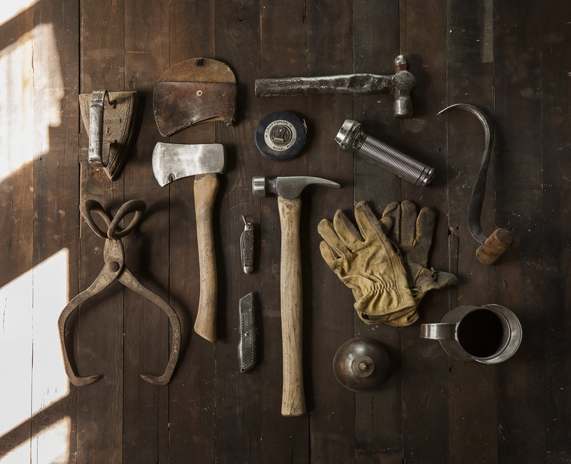 heavy, wrench, choice, hanging, still life, spanner, workshop, high angle view, work, indoors, construction, metal, old, equipment, 5K, no people, tool