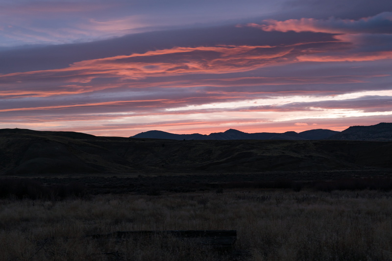 cloud - sky, outdoors, grass, physical geography, plant, sunset, meadow, environment, scenics - nature, national monument, dusk, fossil bed, united states