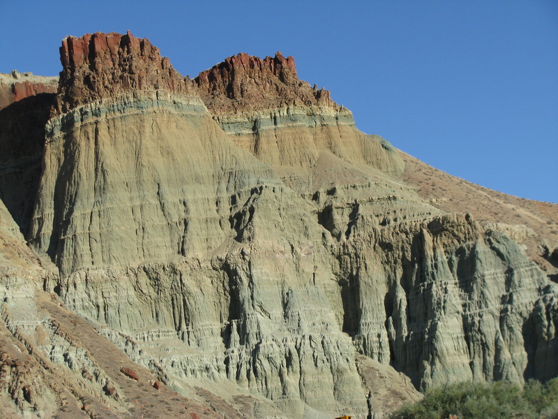 travel Locations, national Park, travel destinations, national monument, lava, John Day Fossil Beds, mountain, volcanic, mountain range, fossil, land, tranquil scene