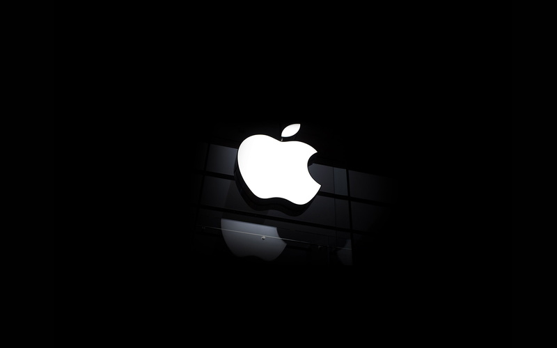 electric light, architecture, electric lamp, glowing, 4K, shape, copy space, apple, iphone6, electricity, black background, logo, darkroom, illuminated