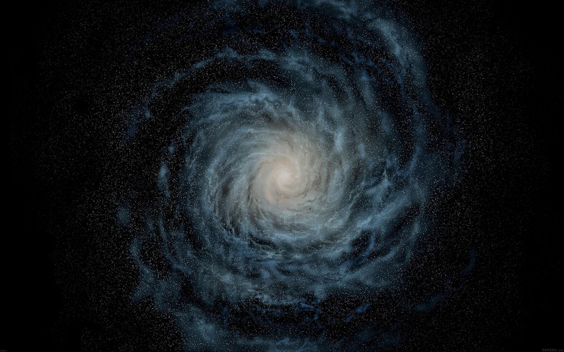 cosmic, hd, exploration, spiral, ios, space exploration, 2K, galaxy, black background, beauty in nature, apple, technology, mystery, blue, iphone, night