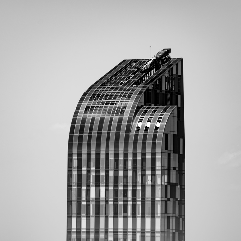apartment building, high rise, nature, low angle view, urban, office, tall - high, day, downtown, new york, skyscraper, tower, copy space, housing, black and white