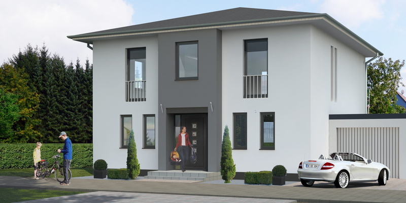 son, parent, building, plan, visualization 3d, mode of transportation, housed, house, built structure, rendering, cgi, building exterior, landscape, transportation