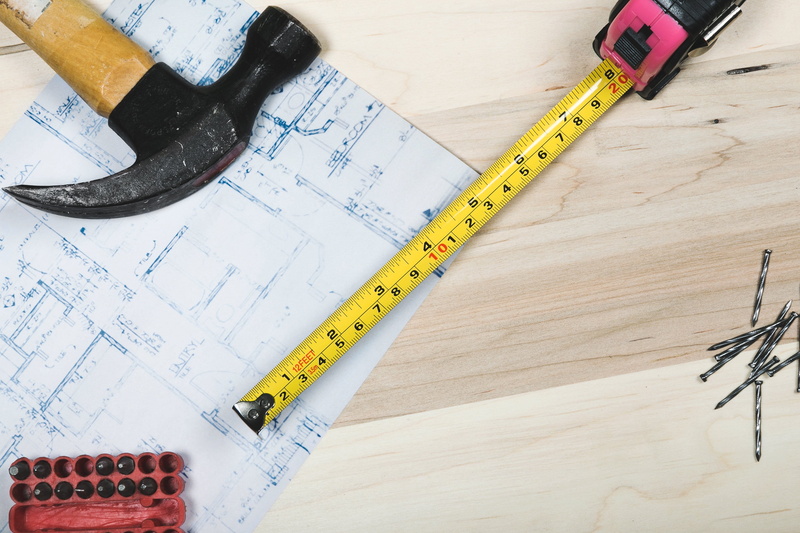 high angle view, paper, planning, blueprint, Flatlay, industry, construction industry, no people, pencil, measuring, Tools, accuracy, still life, 4K, tape measure