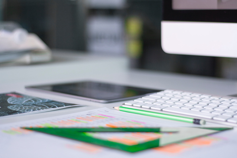 corporate business, table, selective focus, office, beside, technology, keyboard, paper, furniture, wireless technology, communication, work, finance, desktop pc