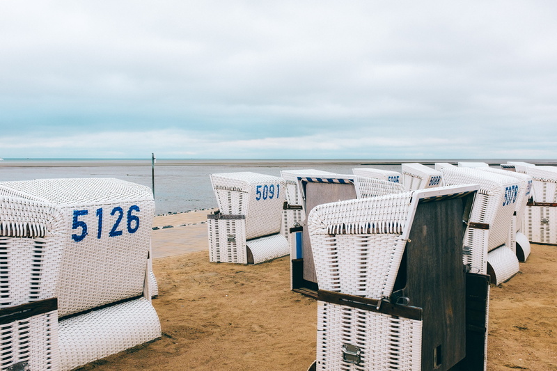 german, coast, germany, beach, relax, wood, land, number, sand, sunlight, horizon, blue, busum, northern, cloud - sky, horizon over water, close, vacation