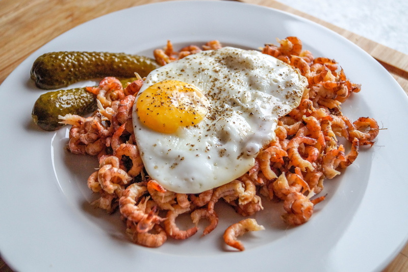serving size, breakfast, snack, high angle view, wellbeing, bacon, eat, food, close-up, pork, healthy eating, egg yolk, freshness, plate, no people, north german