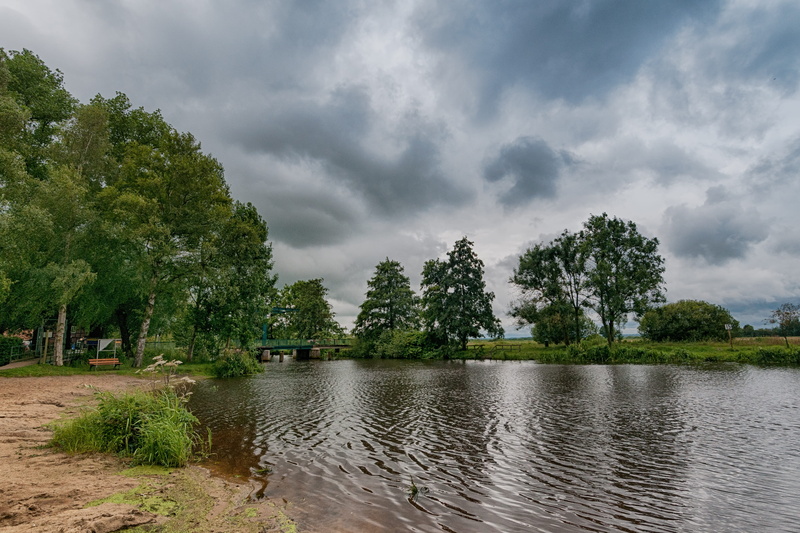 nature, no people, plant, dramatic, overcast, outdoors, day, forest, beach, land, environment, clouds, tranquility, 4K, cloud - sky, mood, water, worpswede