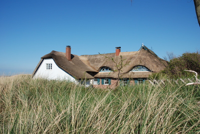 nature, home, architecture And Buildings, travel Locations, color Image, house, grass, fischland, no People, rural Scene, Thatched Roof, baltic sea, day