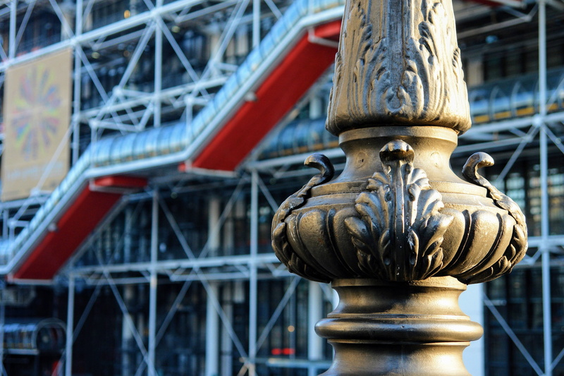 france, travel destinations, close-up, connection, bridge - man made structure, 4K, center pompidou, building exterior, plexiglas, architecture, construction