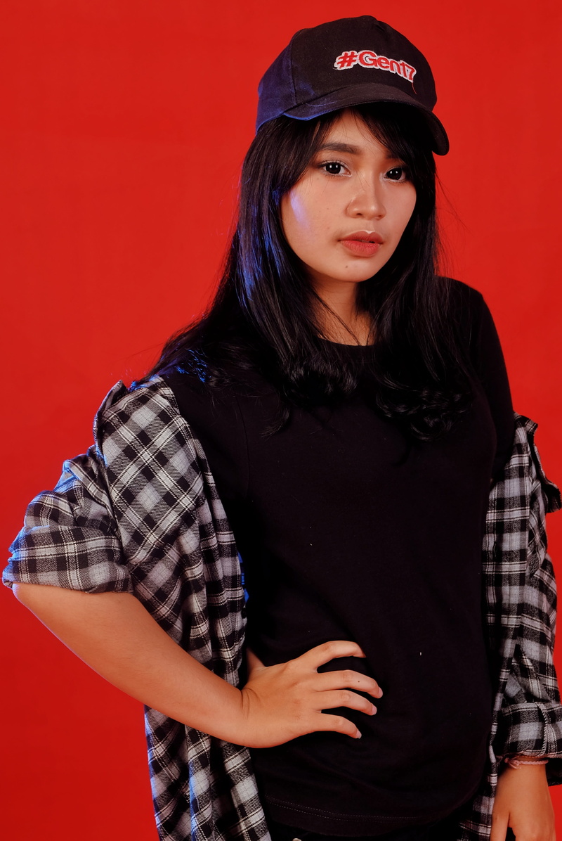 klaten, surakarta, own, silent, one person, beauty, cap, clothing, hat, hair, indonesian, front view, looking at camera, women, model, hairstyle, yogakarta