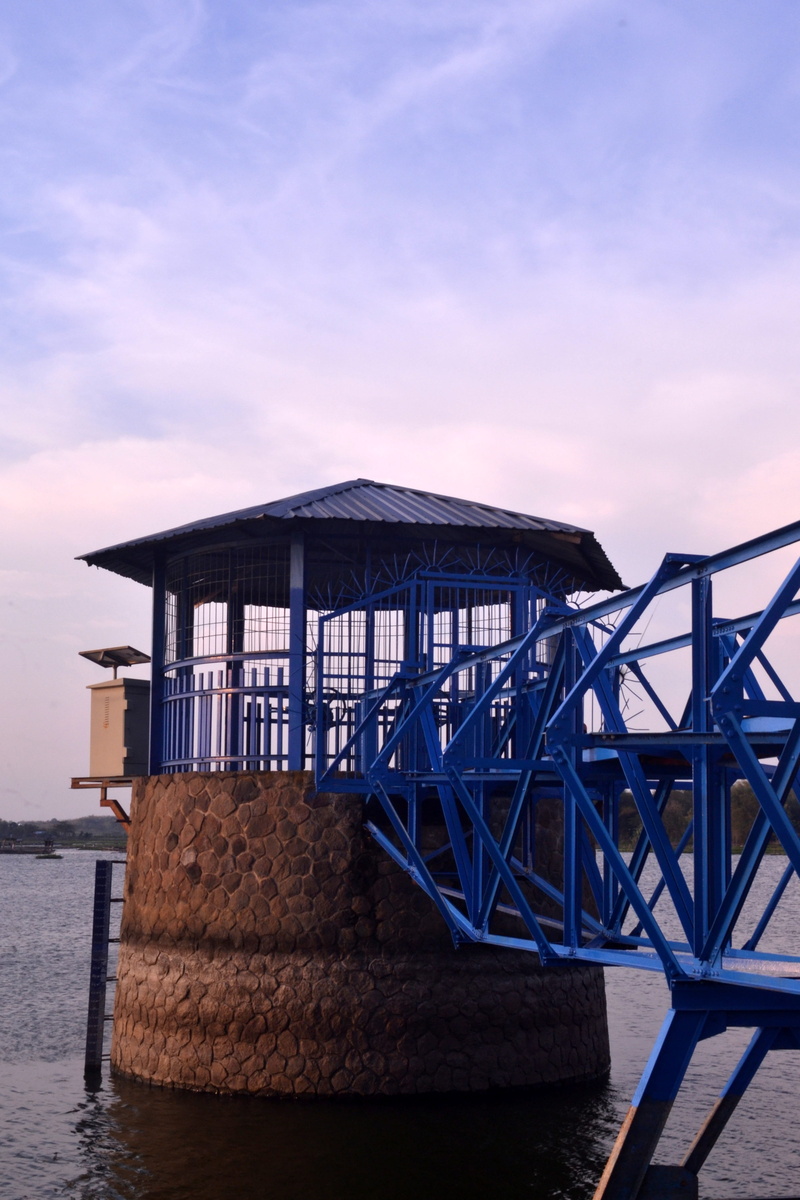 dashing, building, no people, nature, blue, stilt, magnificent, long, built structure, stilt house, sunset, beautiful, wood - material, interesting, yogyakarta
