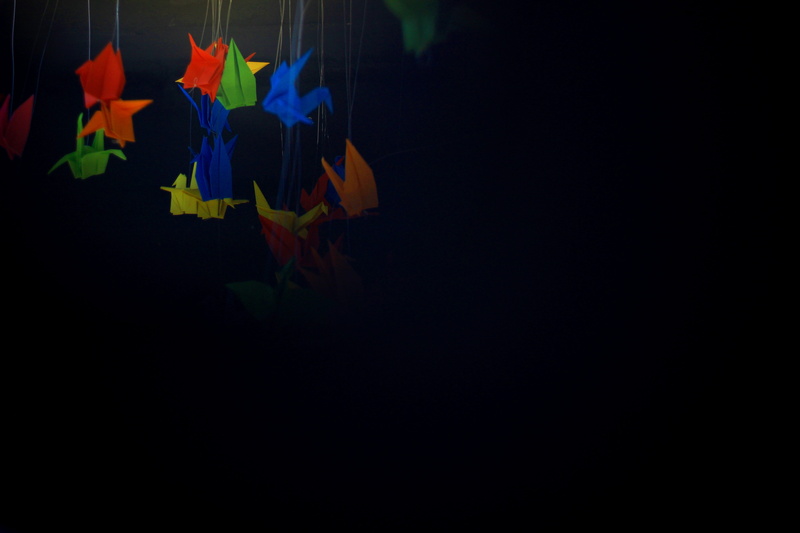 clothing, creativity, paper, pattern, surakarta, hanging, yogyakarta, origami, nature, bird, prayer, no people, colorful, multi colored, art, dark, abstract