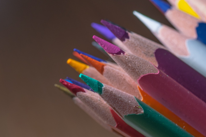 Pens, wooden pegs, simplicity, draw, school, color series, office, colour pencils, macro, pencil, selective focus, close, indoors, kindergarten, colorful