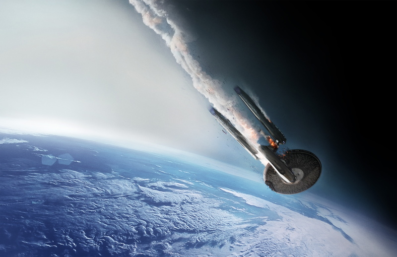  black, outer, gray, space, shuttle, USS Enterprise, 4K, digital, Star Trek Into Darkness, 4K