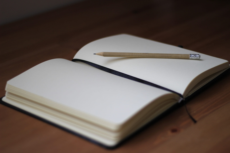 close-up, note pad, copy space, no people, page, setting, open, indoors, studio shot, notebook, colored background, creative, publication, 5K, education