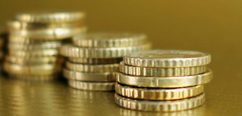 payment, metal money, specie, gold colored, close-up, no people, bank, cash and cash equivalents, silver colored, coins, 5K, gold, banking, cent, bank account