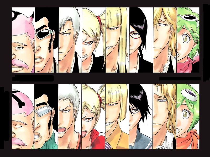 Hiyori Sarugaki, 720P, Lisa Yadomaru, Shinji Hirako, Love Aikawa, Hachigen Ushoda, Rōjūrō Ōtoribashi, Bleach, Mashiro Kuna, Kensei Muguruma