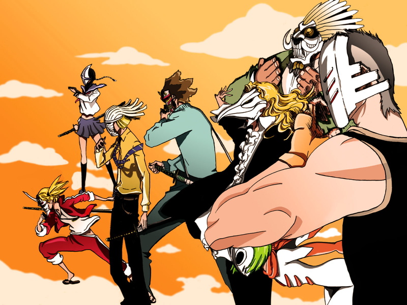 Rōjūrō Ōtoribashi, Hiyori Sarugaki, Shinji Hirako, Lisa Yadomaru, 720P, Mashiro Kuna, Love Aikawa, Bleach, Hachigen Ushoda, Kensei Muguruma